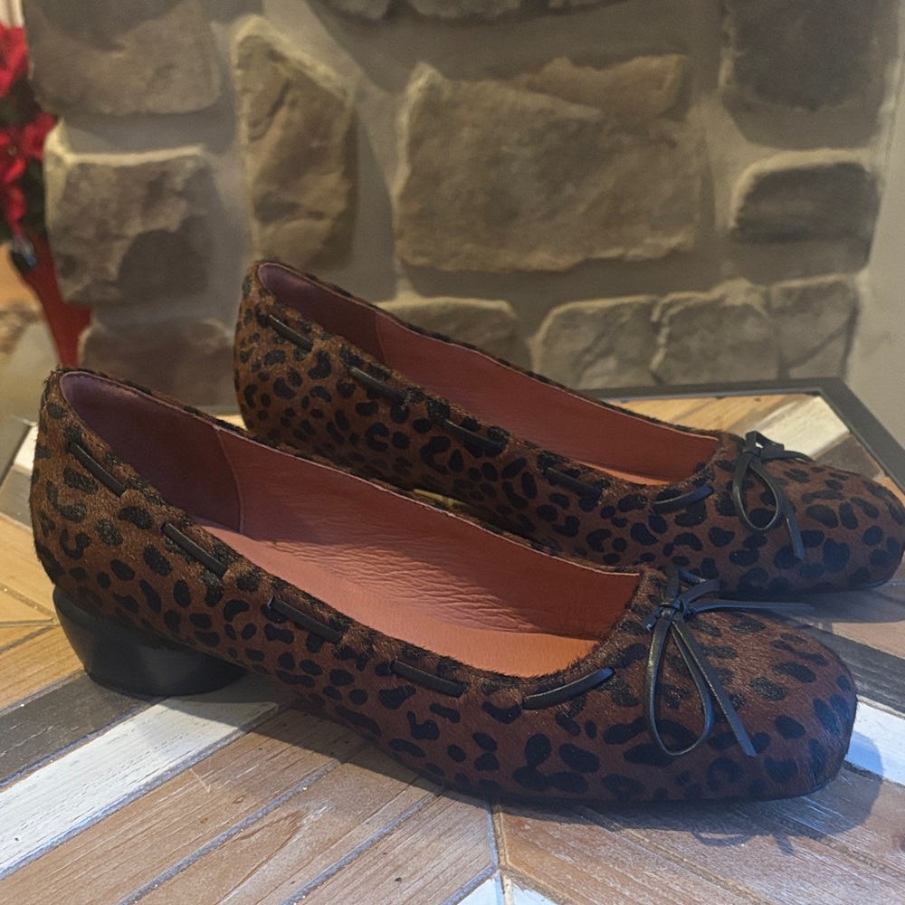 INTENTIONALLY BLANK Sia Leopard-Print Ballet Flats - 9